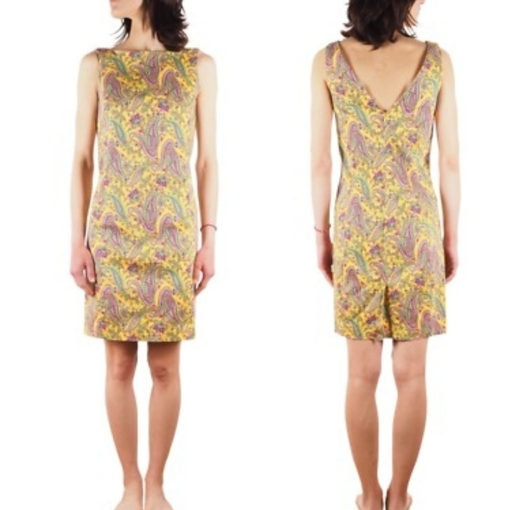 Vintage Lauren Ralph Lauren Paisley Sheath Dress